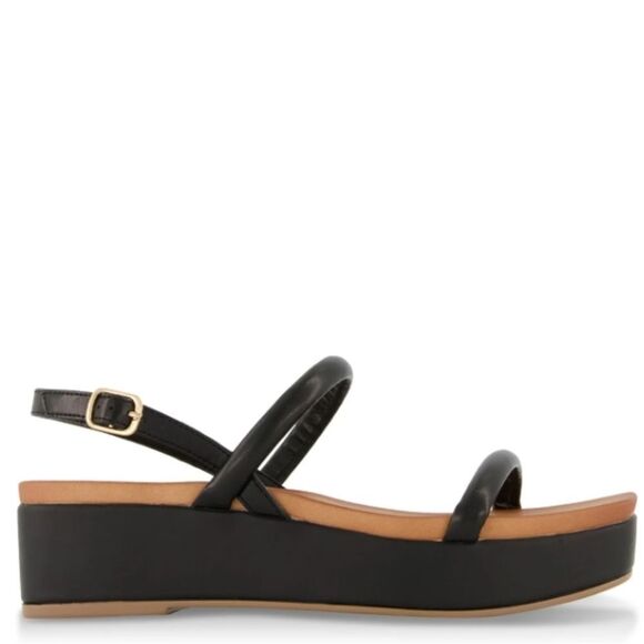 BRAND NEW CHINESE LAUNDRY SARTI DOUBLE ANKLE STRAP PLATFORM WEDGES SANDAL - Picture 2 of 16